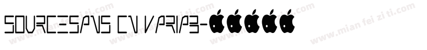 SOURCESANS CN VARIAB字体转换